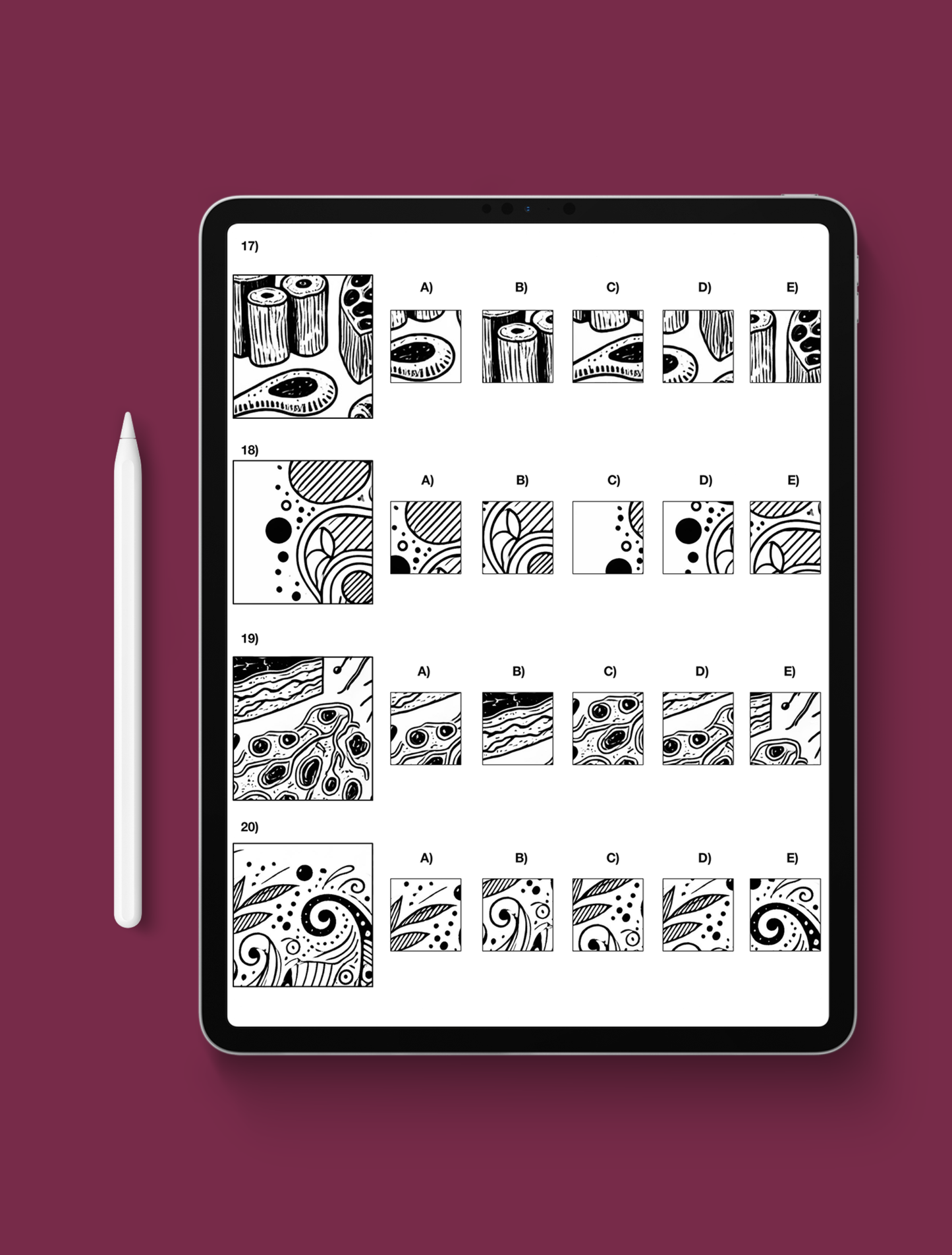 Muster Zuordnen 2025 - Digitaler Download